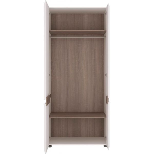 Шкаф Meble Wojcik Linate 20а 2D LTS-01 трюфель