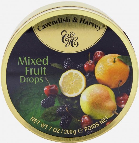 Леденцы Cavendish & Harvey Ассорти фруктовое 200 г (4013197767010) 