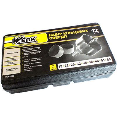 Набір коронок Werk WE100332 12 шт