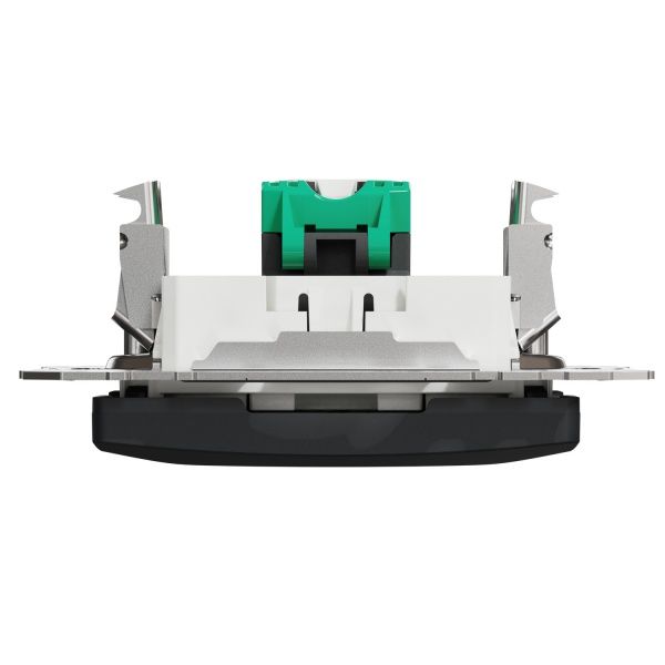 Розетка комп’ютерна Schneider Electric Sedna Design RJ45 категорія 5E UTP чорний SDD114451