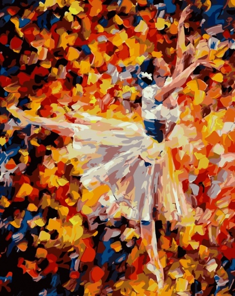 Картина за номерами Танець балерини bk_1340 40x50 см BookOpt 