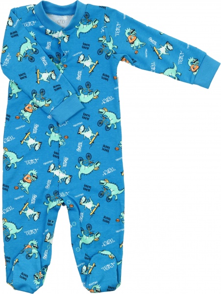 Человечек для мальчика Фламинго ясельный 647-217 р.68 бирюзовый 