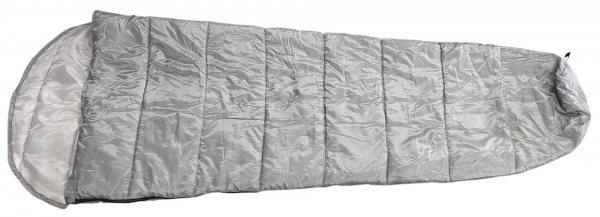 Спальный мешок Grilland с капюшоном 68102 220+50х75 см серый