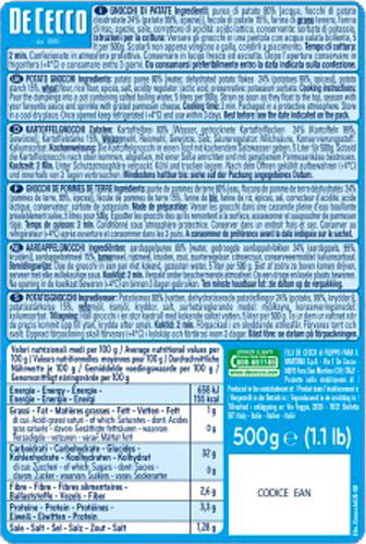 Ньокі картопляні ТМ De Cecco 