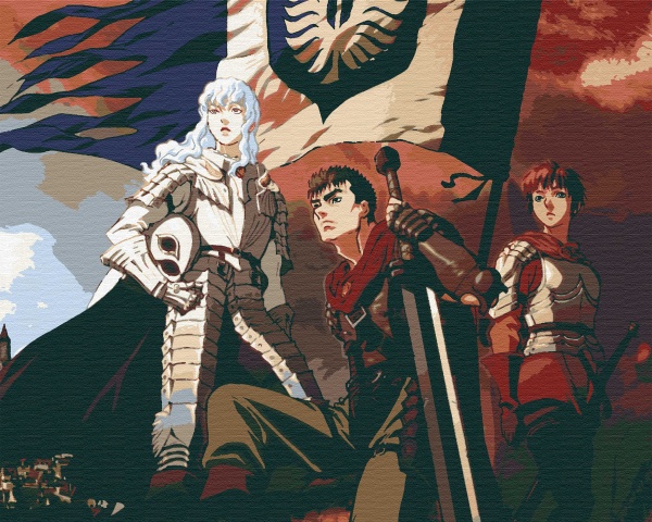 Картина по номерам Берсерк RB-0518 40х50 см Riviera Blanca 