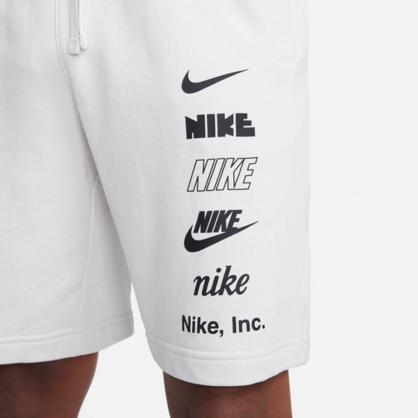 Шорты Nike CLUB+ FT SHORT MLOGO FB8830-030 р. M бежевый