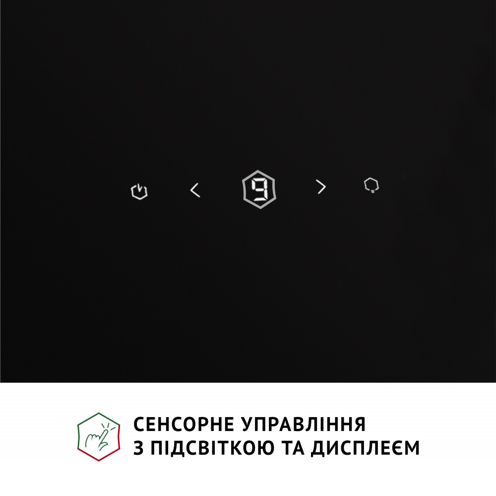 Вытяжка Perfelli RIVA NERO декоративная наклонная