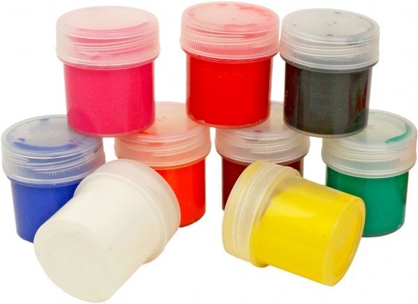 Фарби гуашеві Travel Kids 9 кольорів по 20 мл. Western Industrial Group