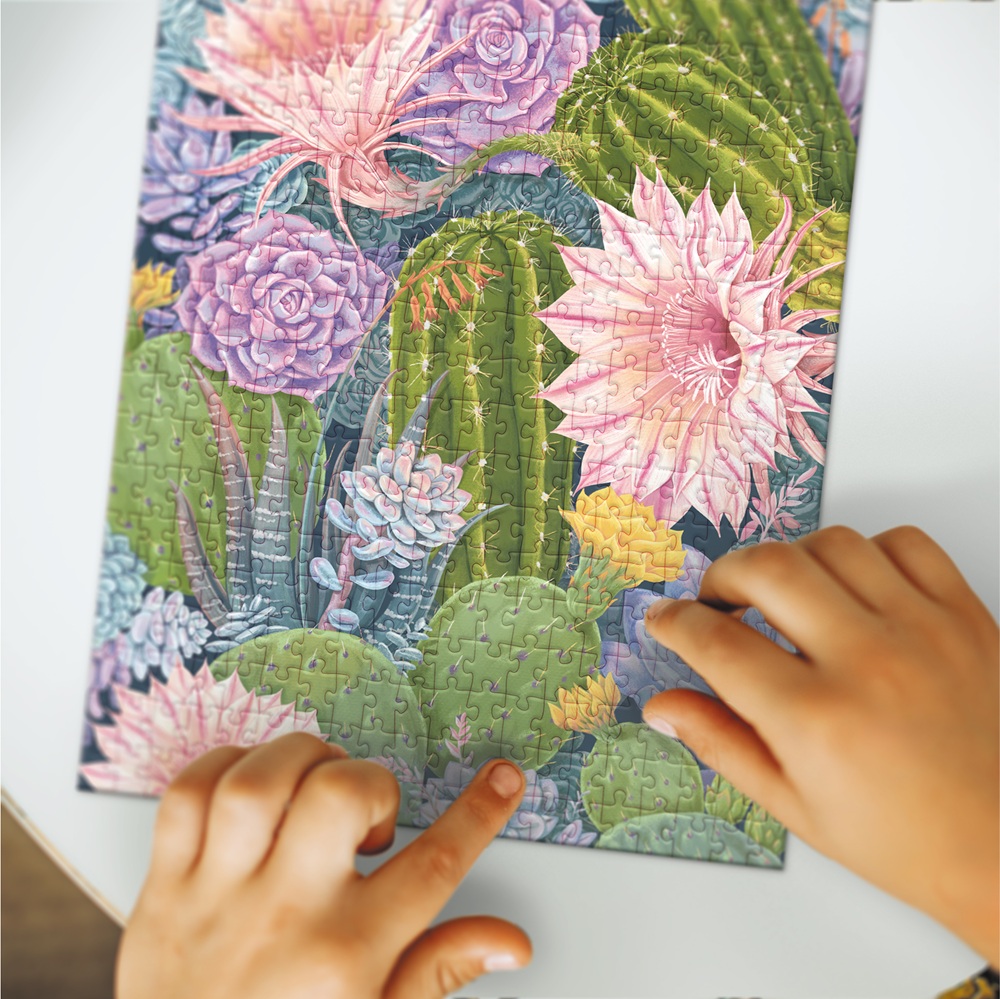 Пазл DoDo Easy-L Ботанік а. Кактуси та сукуленти 400 елементів 300613