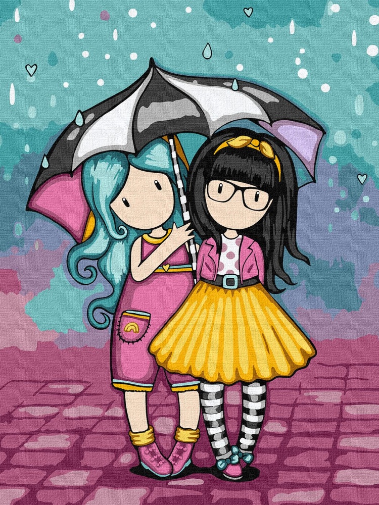 Картина по номерам Look-Be Kind Santoro Gorjuss Collection 30х40 см Ideyka