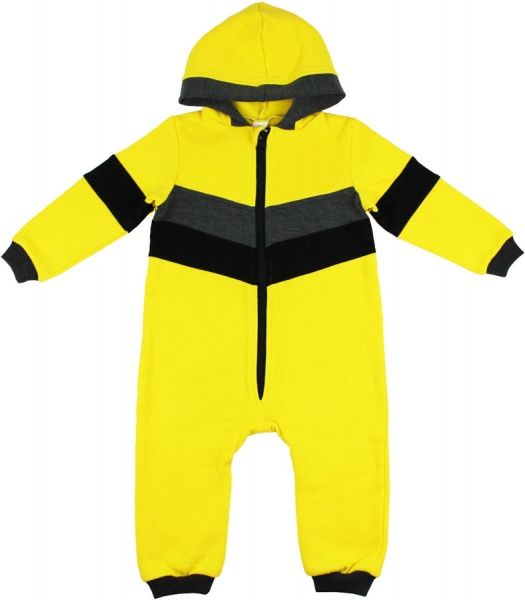 Комбинезон для мальчиков Danaya желтый с черным р.86 ЗО20-08 