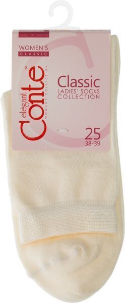 Шкарпетки жіночі Conte Classic р. 25 капучино 13С-64СП 
