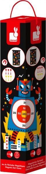 Игра магнитная Janod дартс Роботы J02073