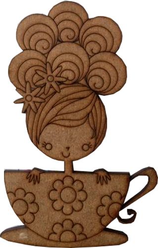 Фигурка Девочка в чашке №4 Аплі-Краплі 