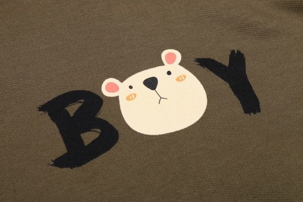 Джемпер Colibrі медведь р.74 оливковый CLB011 