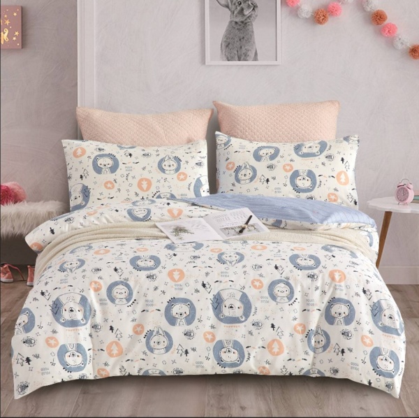 Комплект постельного белья Tono 1,5 с принтом La Nuit 