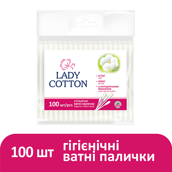 Ватні палички Lady Cotton 100 шт