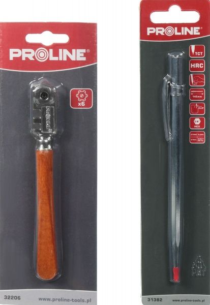 Стеклорез роликовый + чертилка 145 мм