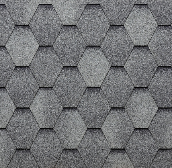 Битумная черепица гибкая TEGOLA ECO ROOF HEXAGONAL Mixed Slate