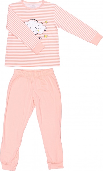 Пижама детская для девочек KOSTA 1494-7 р.122–128 персиковый 