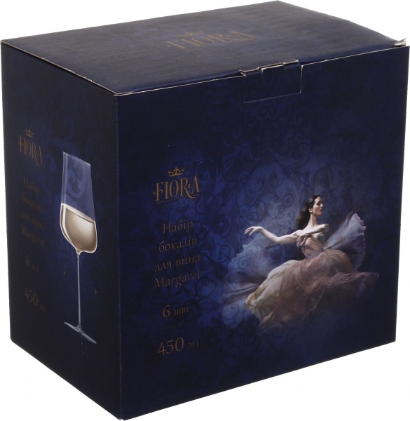 Набор бокалов для вина Margaret 450 мл 6 шт. Rona 