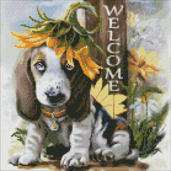 Алмазна мозаїка Під соняхом 40х40 см Ідейка 