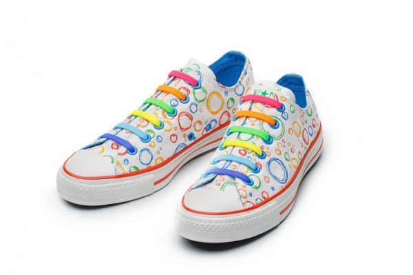 Шнурки силиконовые AntiLaces Stars 56,5 мм 12 шт. разноцветный