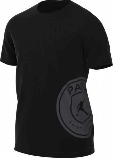 Футболка Nike M J PSG SS LOGO TEE DZ2917-010 р.L черный