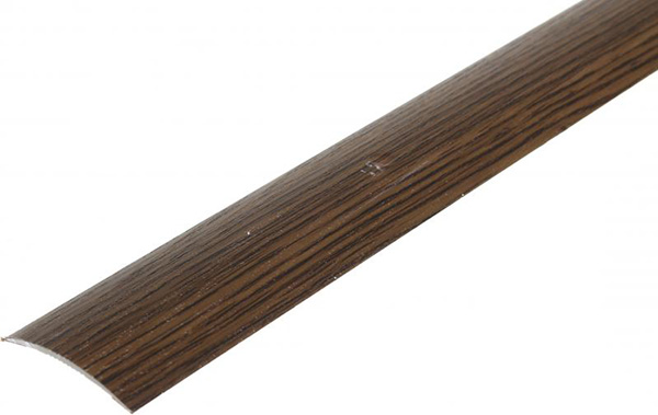 Порожек алюминиевый гладкий King Floor П32 40х900 мм орех