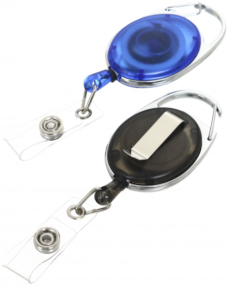 Клип-рулетка для бейджа с карабином 65-70 см 2 шт. Nota Bene