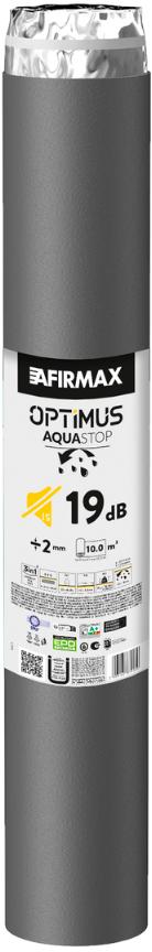 Подложка изоляционная AFIRMAX Optimus Aquastop 2мм /10 кв.м