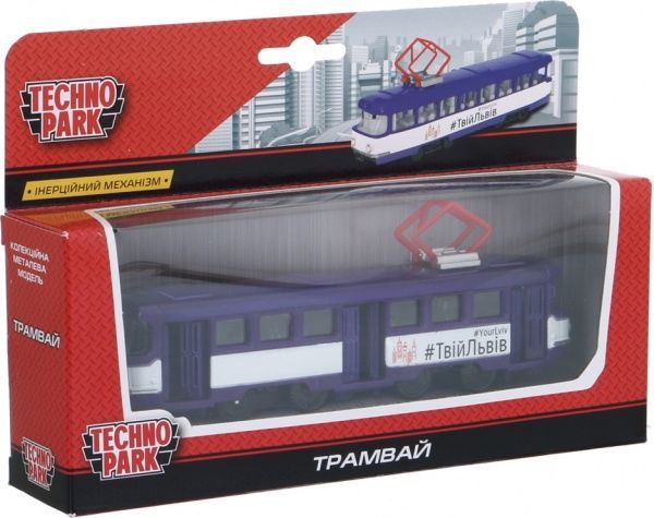 Модель Технопарк Городской трамвай Львов SB-16-66WB-UL