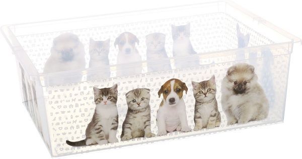 Ящик для зберігання Кіт і Пес 25 л 370x525x175 мм