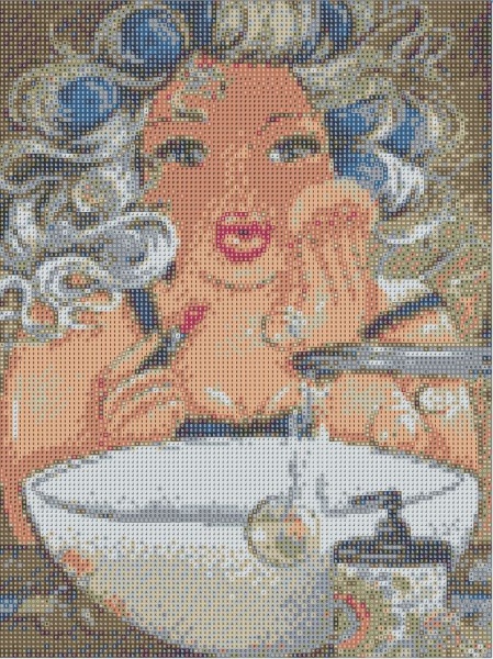 Картина стразами Красуня 30x40 см 954044 Santi 