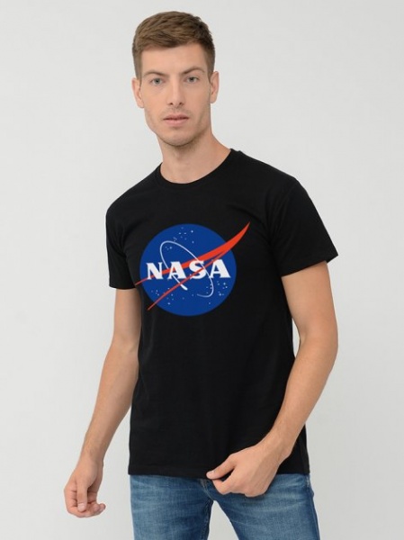 Футболка Sol's IMPERIAL 190 NASA MEATBALL 11500309/80M р.M чорний