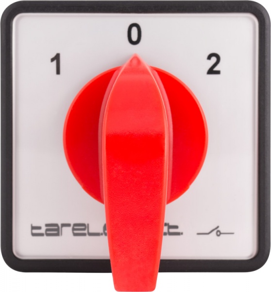 Перемикач пакетний E.NEXT LK63/3.323-ZP/45 щитовий з передньою панеллю 3p 1-0-2 63А 8831-200