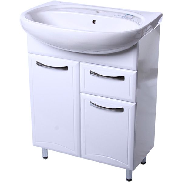 Тумба підлогова Aqua Rodos Декор 65 з умивальником Nova 65