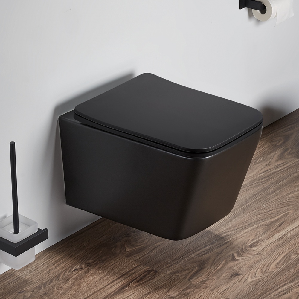 Унитаз подвесной Doosh KREMNIY BLACK Rimless DO-HT-01 Black