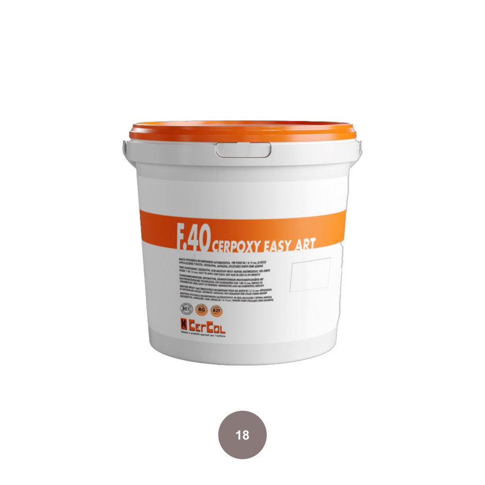Затирка для плитки Mapei F.40 CERPOXY EASY ART 18 Лен 1.5 кг