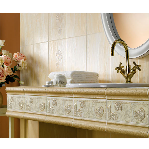 Бордюр Opoczno Trawertino Мушля 86х250 мм