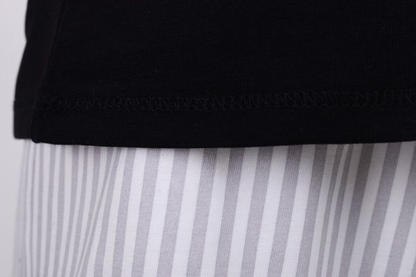 Піжама жіноча Smileyworld 003/16160 р. L чорний із сірим 