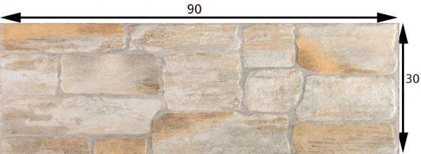 Плитка Zeus Ceramica Cottage white ZNXCT1B 30x60 