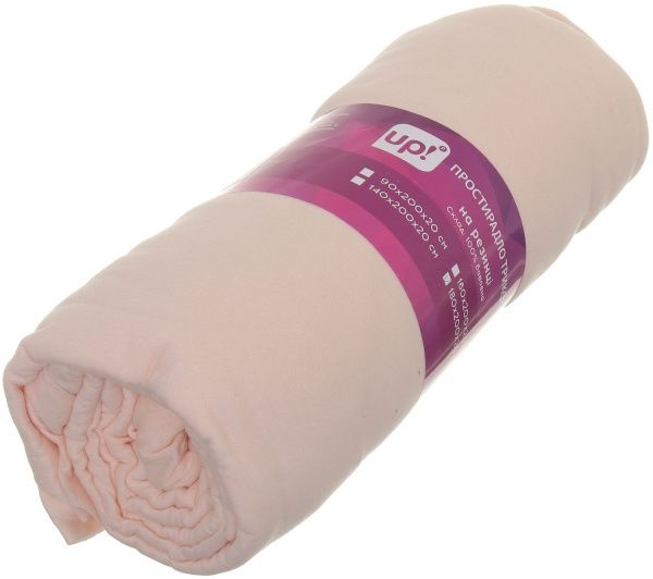 Простынь на резинке 180x200 см молочный UP! (Underprice) 