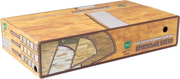 Плитка бетонная прямая Саватекс Декор Крымская скала бежевая 0,5 кв.м 