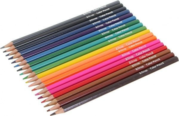 Олівці кольорові Abstraction блакитний 18 шт.