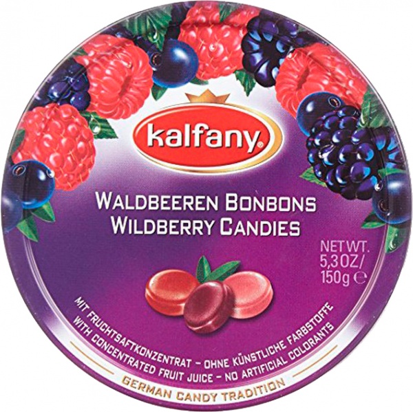 Леденцы Candies Wildberry лесные ягоды 150 г 10 шт/ящ 4002590000022