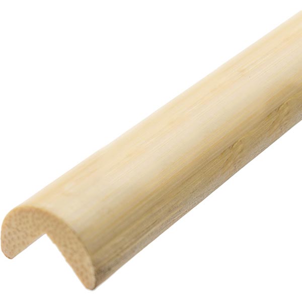 Молдинг для бамбуковых обоев угол внешний LZ-R205A 185x1,5x1,5 см натуральный