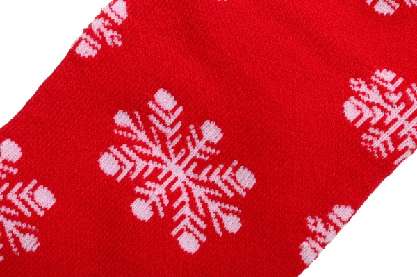 Носки женские Luna со снежинками р. 23-25 красный 