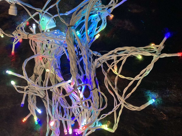 Электрогирлянда-штора Blachere RGB встроенный светодиод (LED) 96 ламп 2 м 