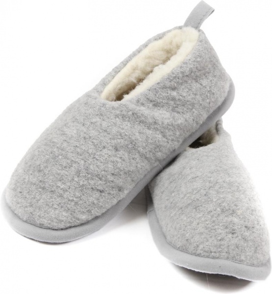 Тапки домашние Flokati Notra р.38/39 серый 